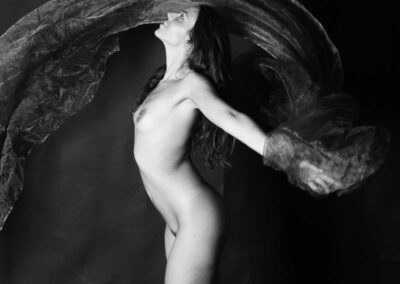 Moodboard Naakt met doeken